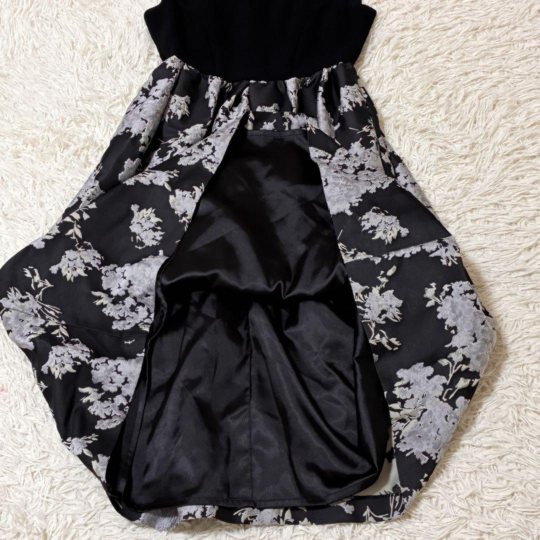 【美品】✨CELFORD ジャガードドッキングワンピース 38ブラック 完売