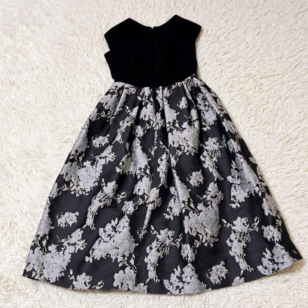 【美品】✨CELFORD ジャガードドッキングワンピース 38ブラック 完売