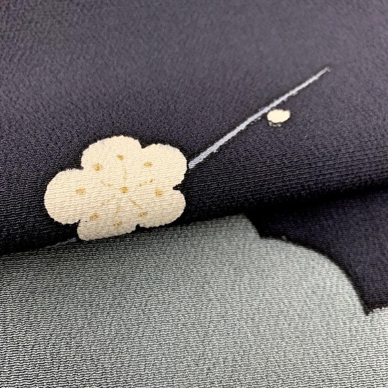 602mh16〇染之座 大久保玄才 付下げ 梅 雲〇美品