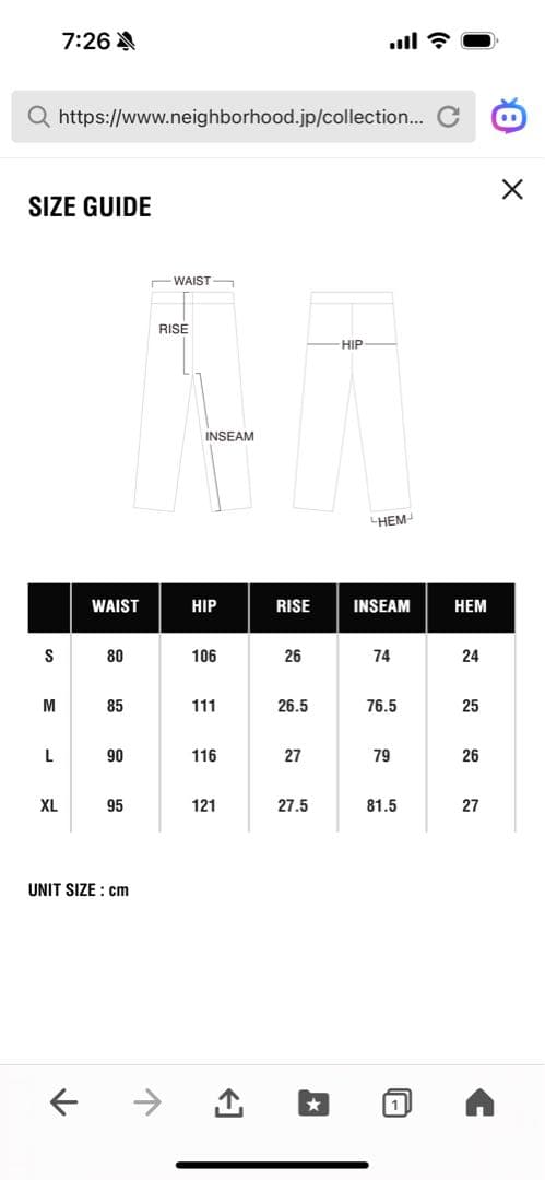 NEIGHBORHOOD WASHED UTILITY PANTS パンツ