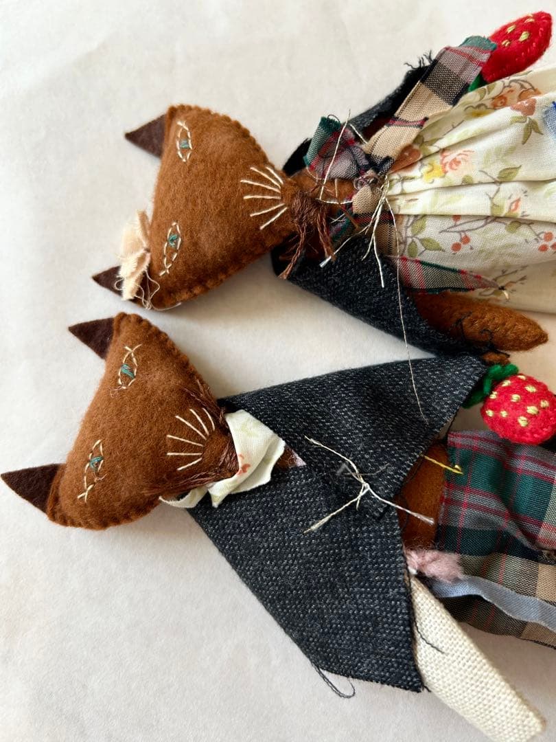 Bonpoint ボンポワン × アポリーヌ きつね ぬいぐるみ 2体　コラボ