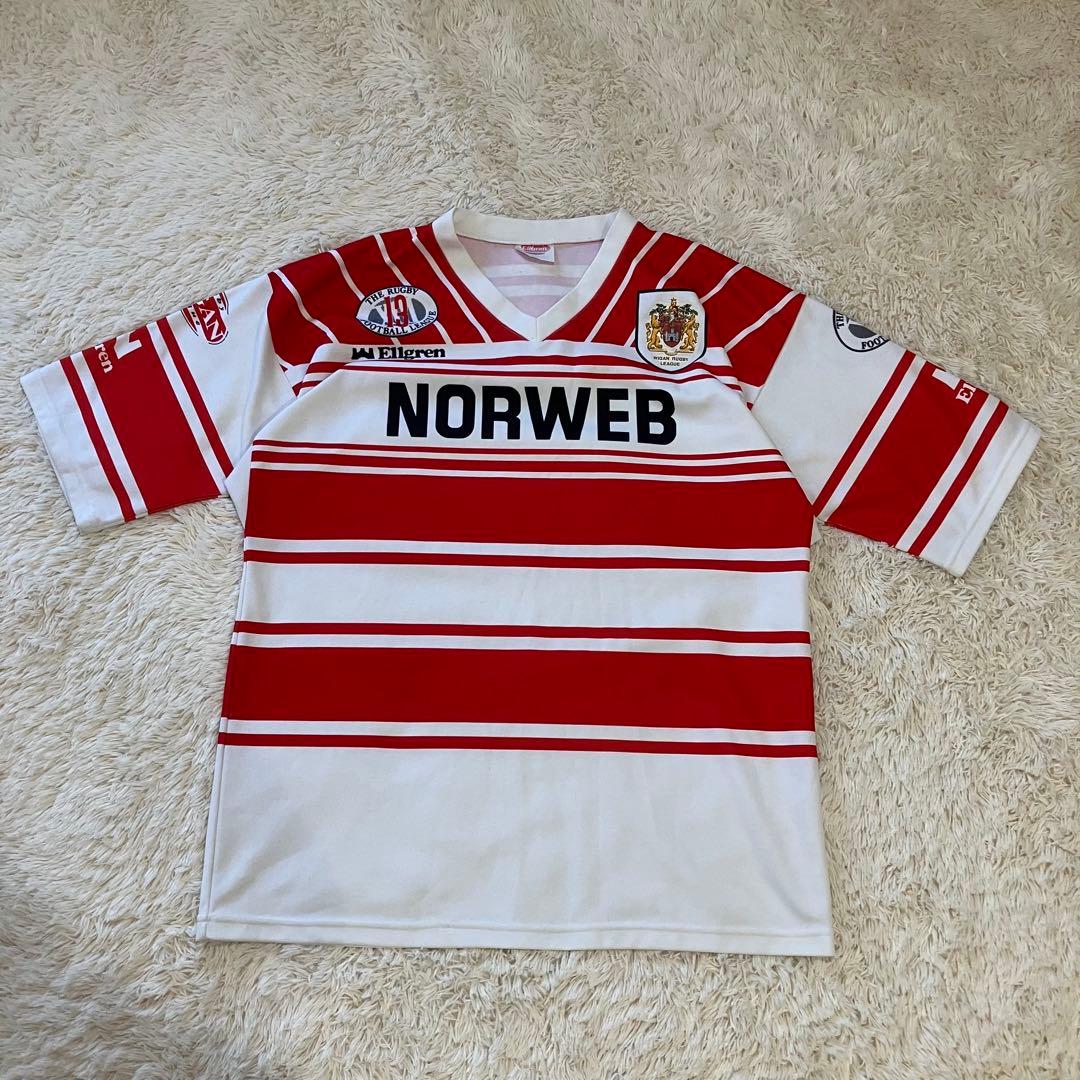 ウィガン ウォリアーズ ラグビーリーグ ホームシャツ 1990/1992