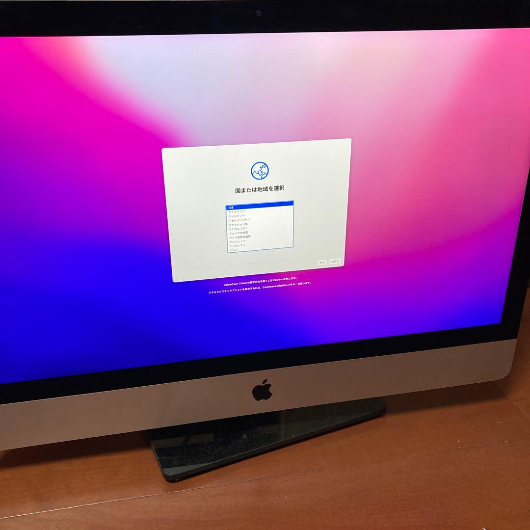 27インチiMac Retina 5Kディスプレイモデル iMac 48G