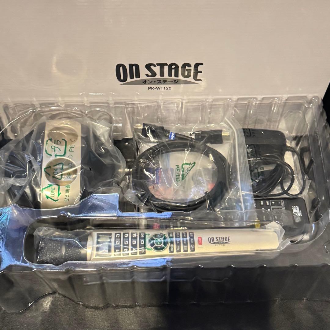 【未使用級】ON STAGE パーソナルカラオケ PK-WT120