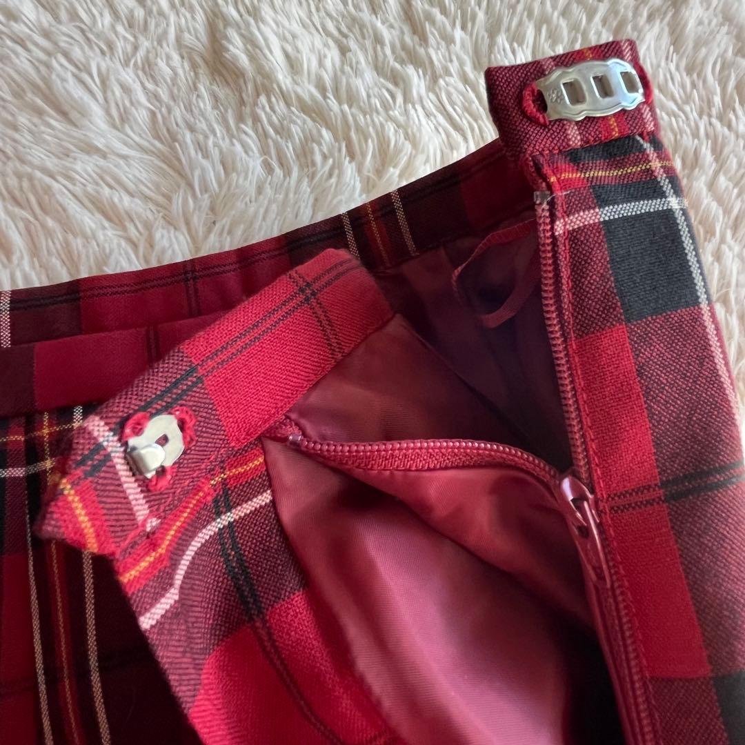 EASTBOY 紺ブレ ジャケット9号 チェックスカート11号　リボン　セット