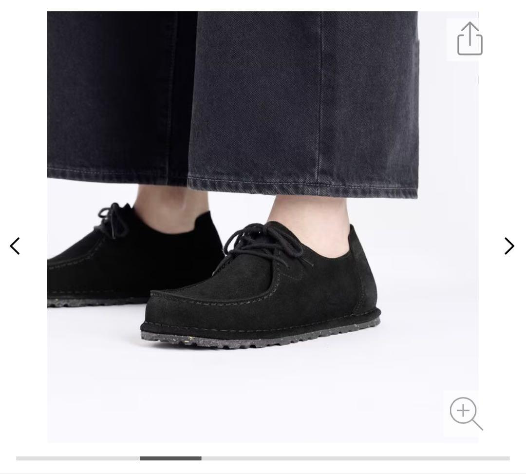 Birkenstock ビルケンシュトック スウェードウッティレース23㎝