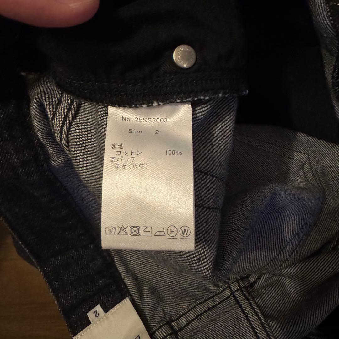 パンツ simply complicated BF JORTS BLACK 2