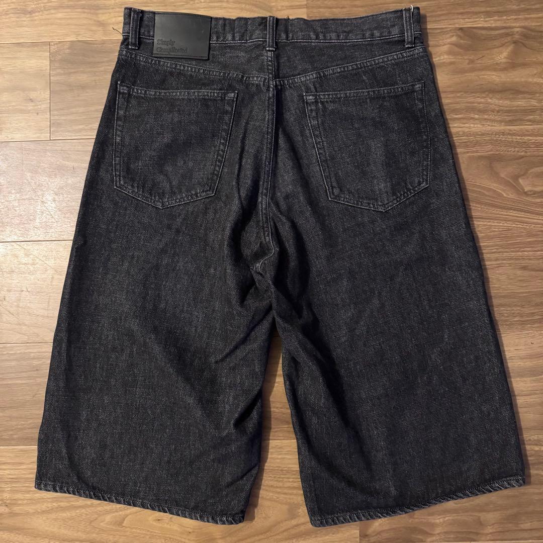 パンツ simply complicated BF JORTS BLACK 2