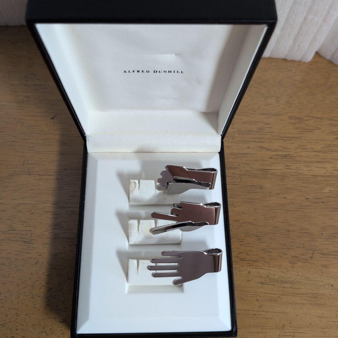 ALFRED DUNHILL ジャンケンネクタイクリップ3点セット