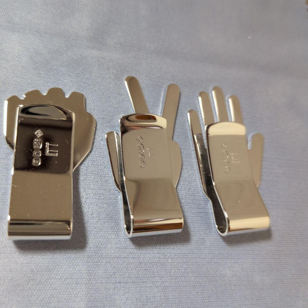 ALFRED DUNHILL ジャンケンネクタイクリップ3点セット