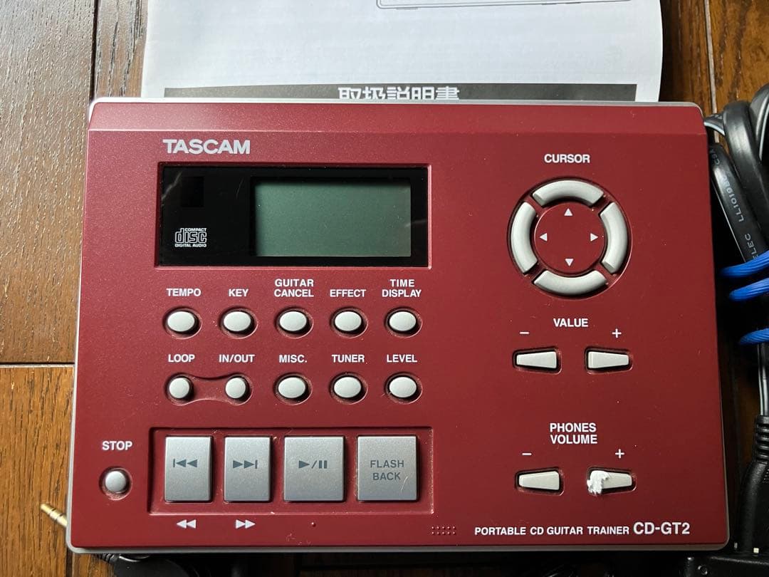 TASCAM CD-GT2 ポータブルギタートレーナー　アダプター付
