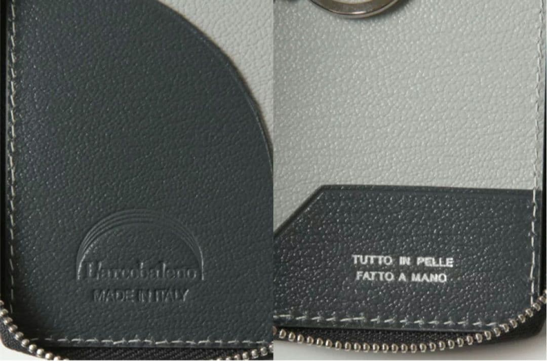 ラルコバレーノ スマートWキーケース グレー 新品未使用