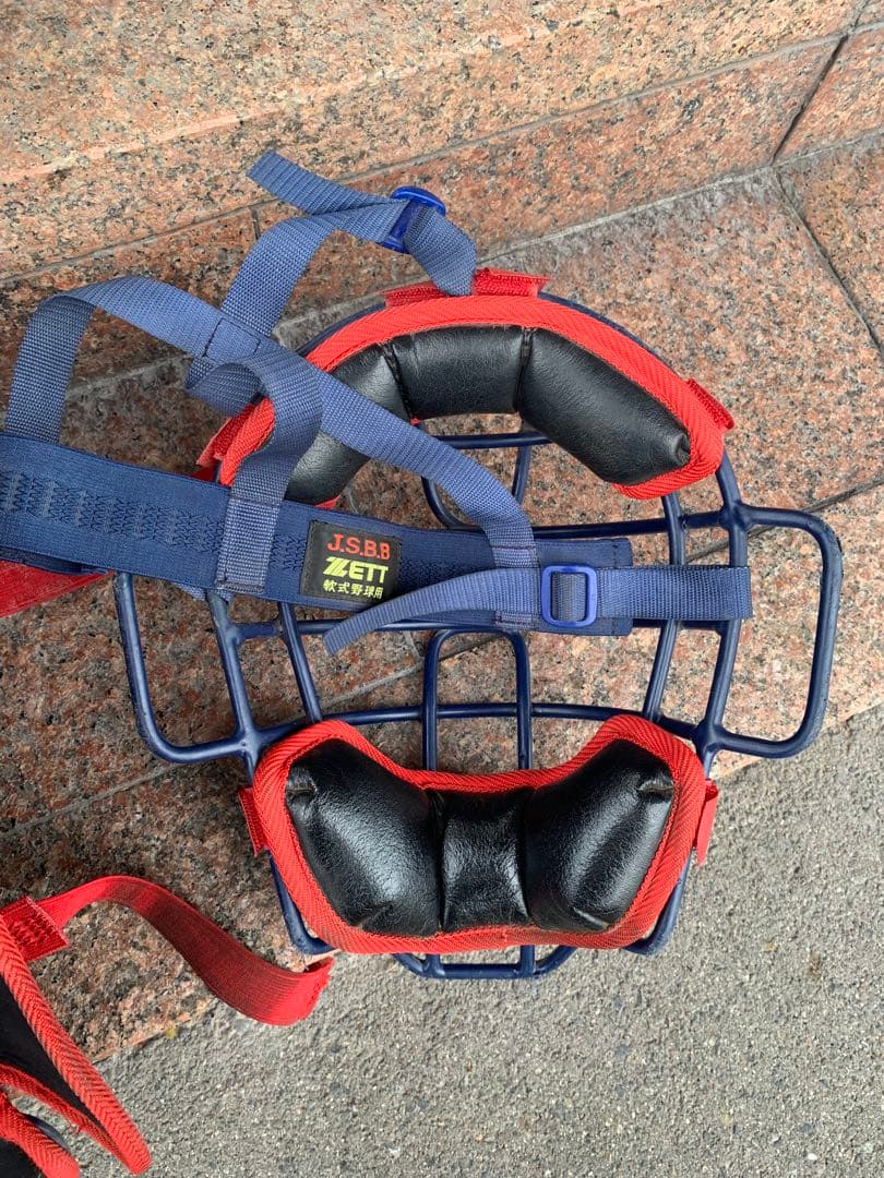 ゼットプロステイタス　軟式キャッチャー防具セット