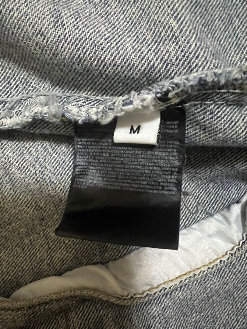 BALENCIAGA デニムジャケット バックプリント