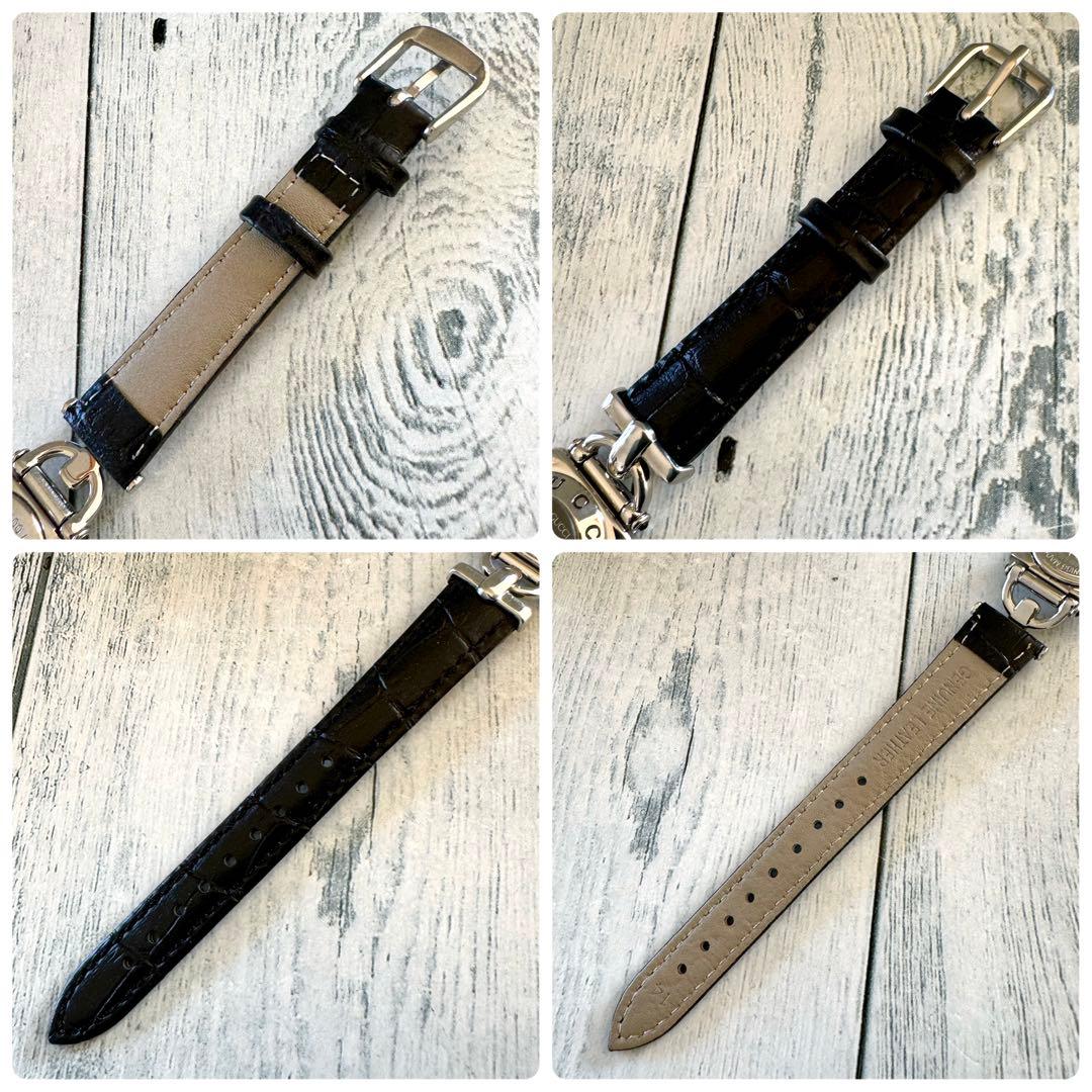 【電池交換済】グッチ GUCCI 腕時計 6300L ブラック レディース