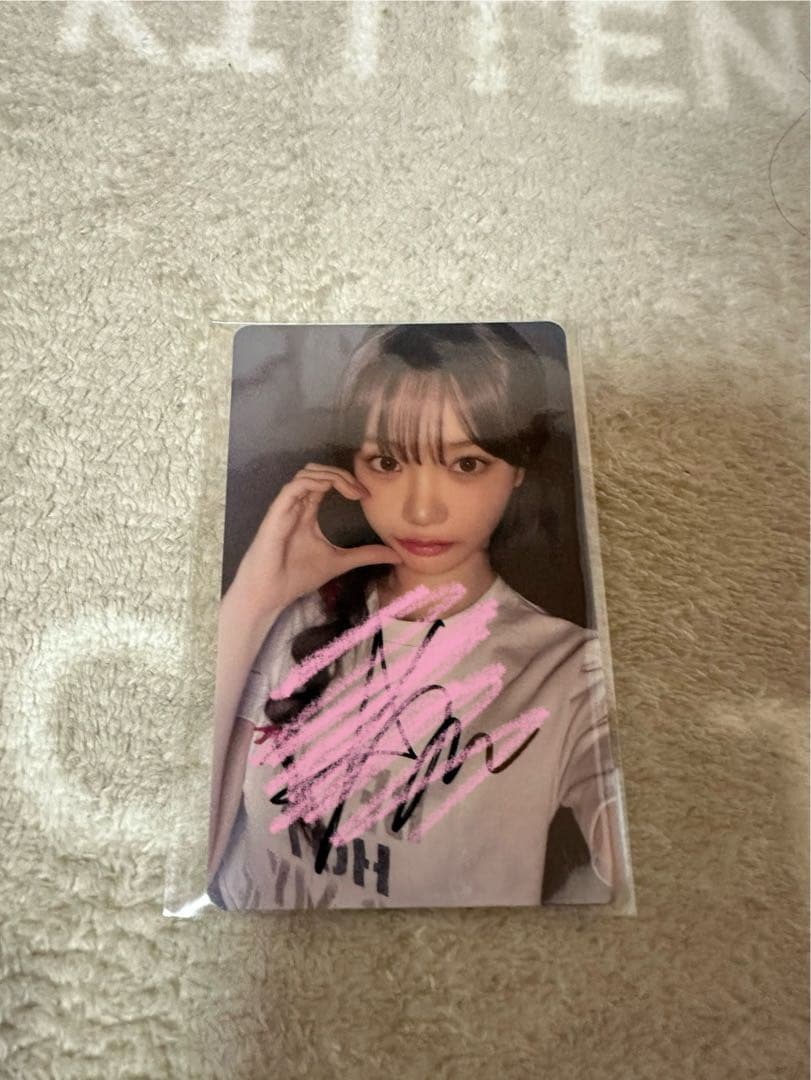 le sserafim hot 直筆サイン トレカ　weverse チェウォン