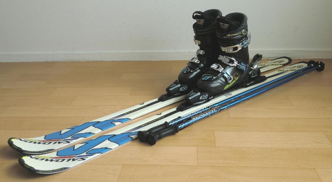 ■■送料無料■サロモン■メンズスキーフルセット■板162靴27.5■メンテ付■■