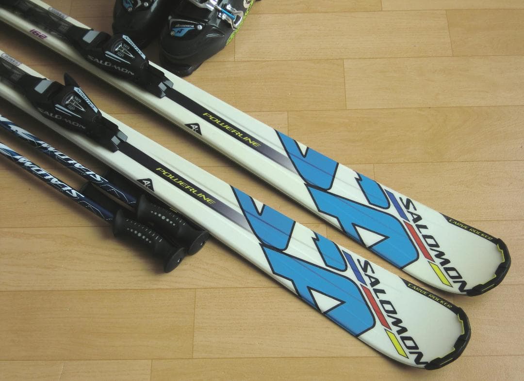 ■■送料無料■サロモン■メンズスキーフルセット■板162靴27.5■メンテ付■■