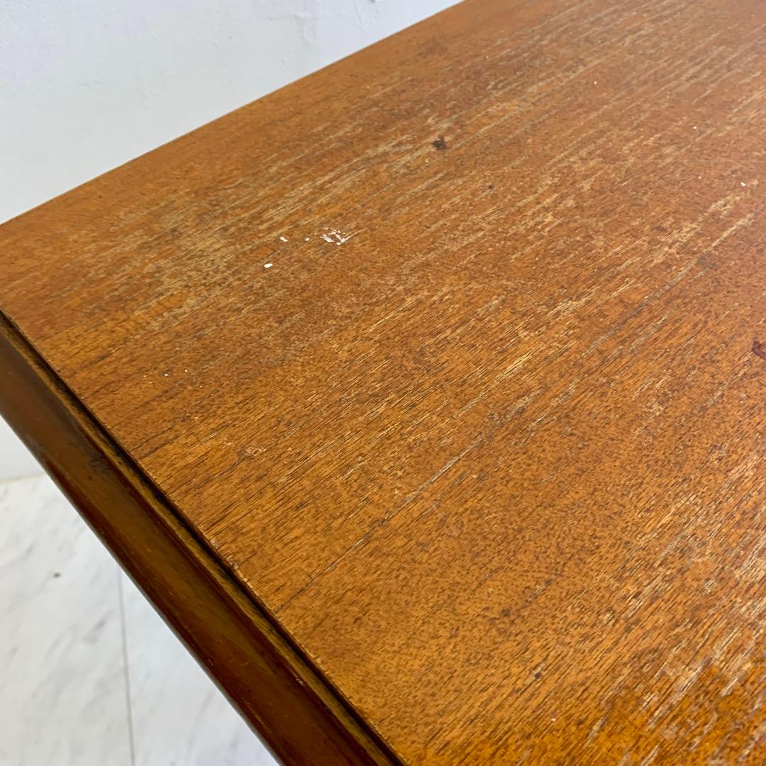 ヴィンテージ 木製 サイドテーブル レトロ 喫茶店 カフェテーブル ②