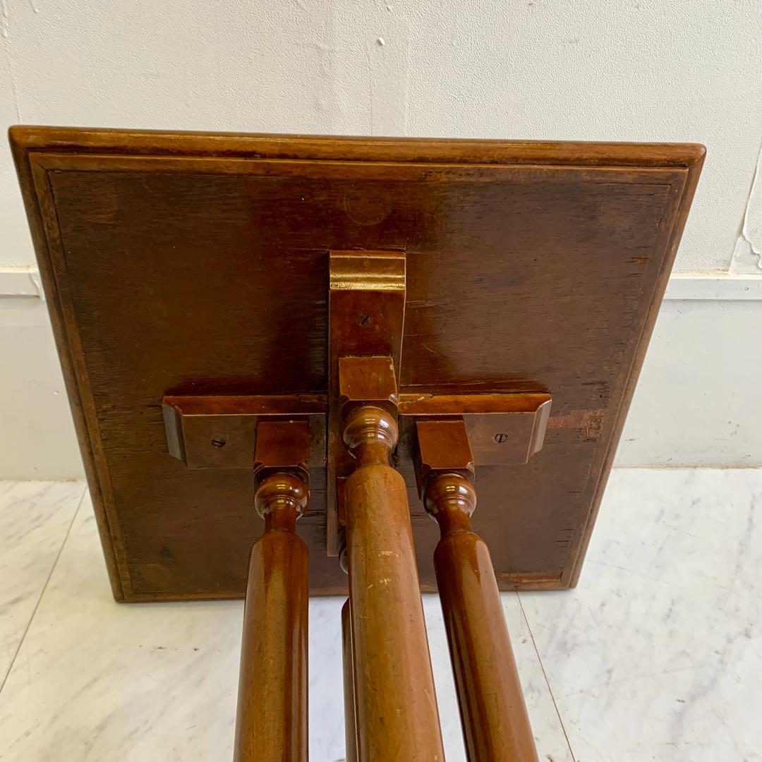 ヴィンテージ 木製 サイドテーブル レトロ 喫茶店 カフェテーブル ②