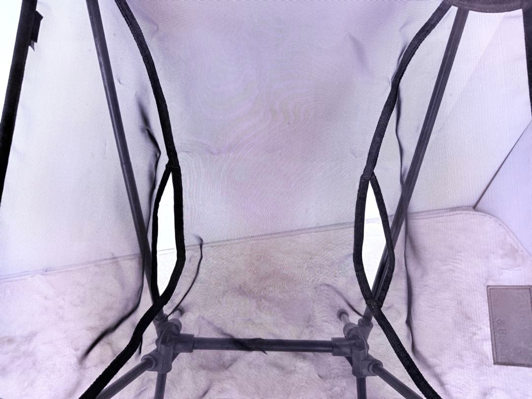 貴重品♪Helinoxヘリノックス コンフォートチェア メッシュ 黒 フレーム込