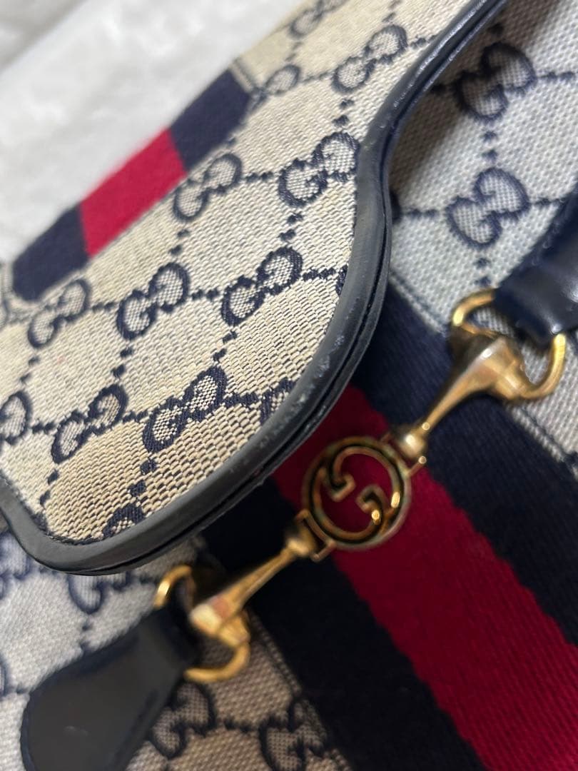 【超レア・美品】GUCCIシェリーライン　クラッチウォレット　GG 財布