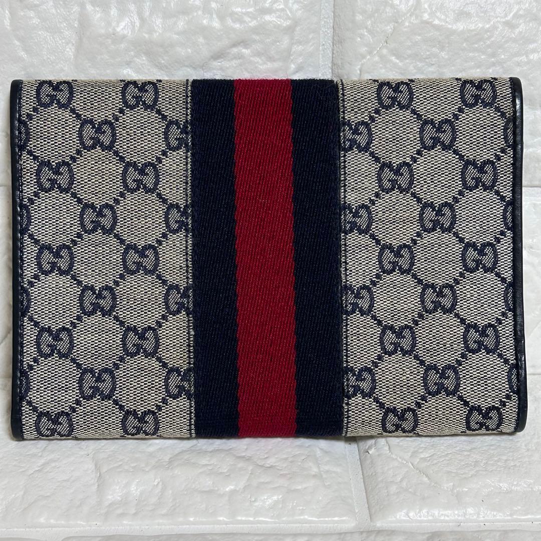 【超レア・美品】GUCCIシェリーライン　クラッチウォレット　GG 財布
