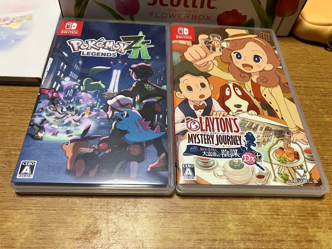 Switch ソフト　まとめ売り　レイトン　ポケモンＺ－Ａ