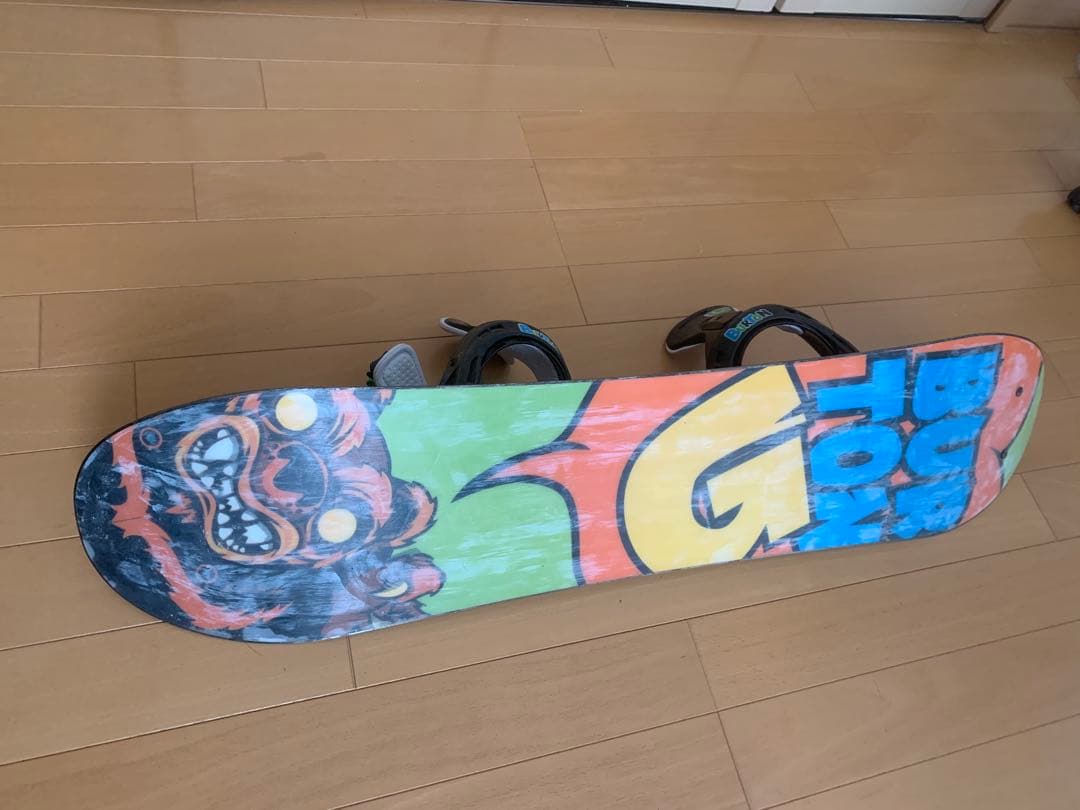 BURTONスノーボードセット カラフル 90cm キッズ