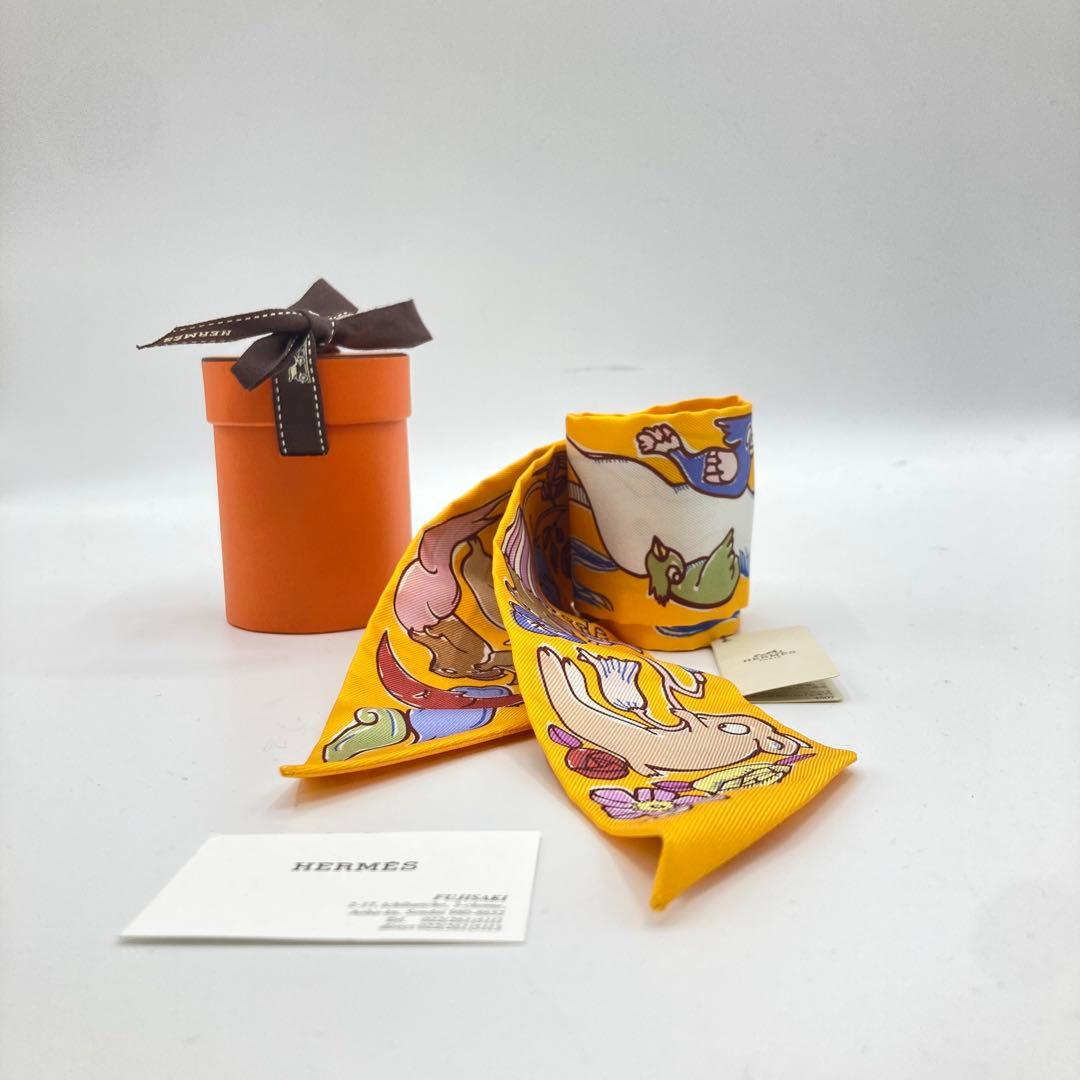 HERMÈS　ツイリー　千と一のうさぎ　2023