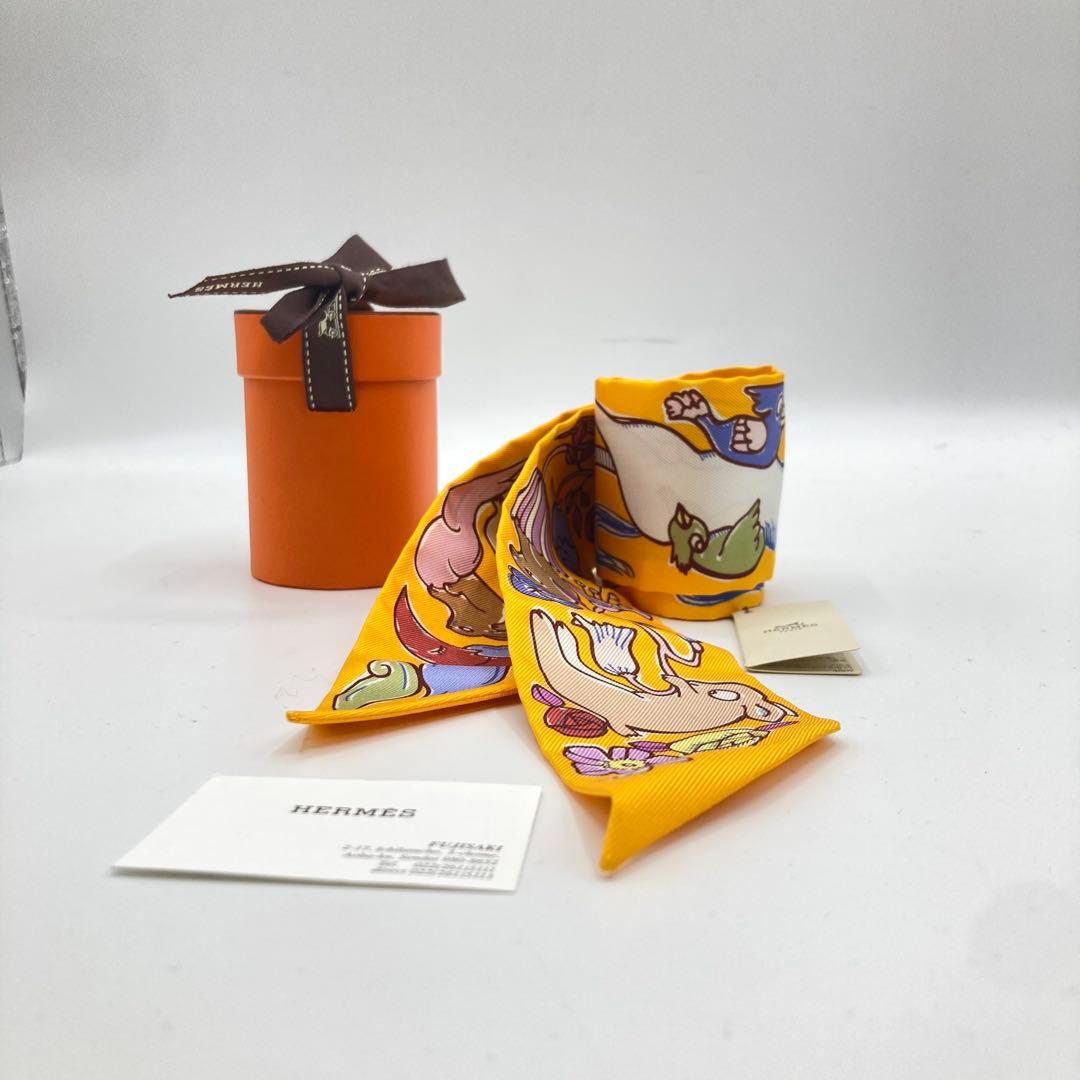 HERMÈS　ツイリー　千と一のうさぎ　2023