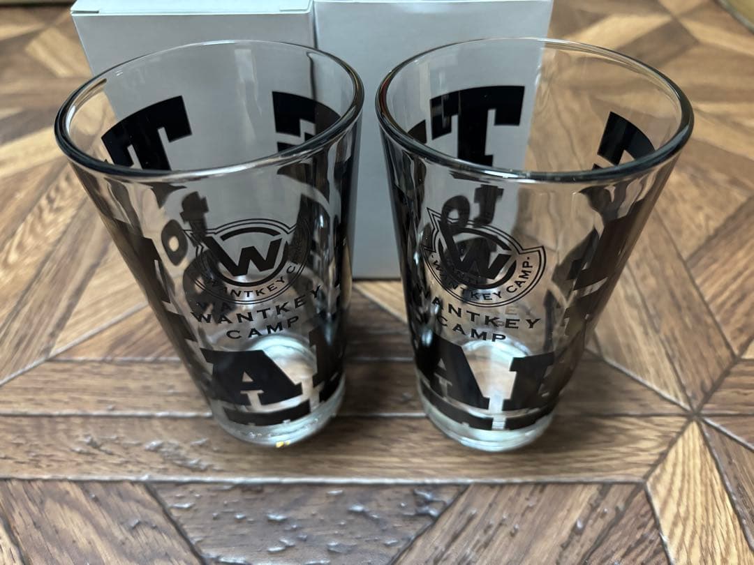 【2個セット】tarp to tarp wantkey camp コラボ グラス