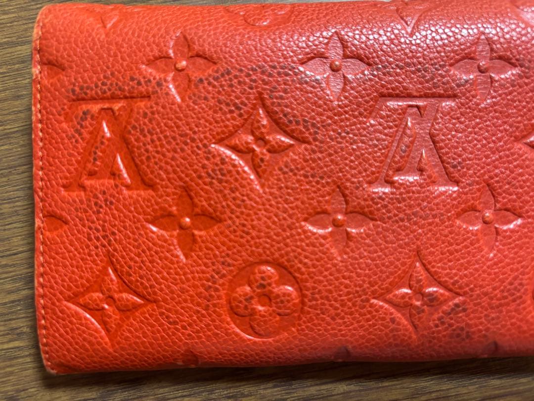Louis Vuitton オレンジ　ルイヴィトン モノグラム 長財布