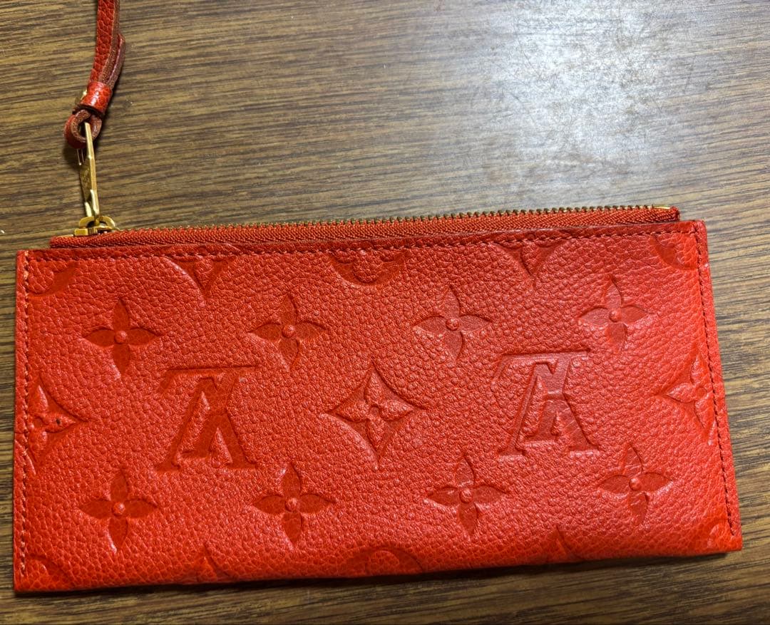 Louis Vuitton オレンジ　ルイヴィトン モノグラム 長財布