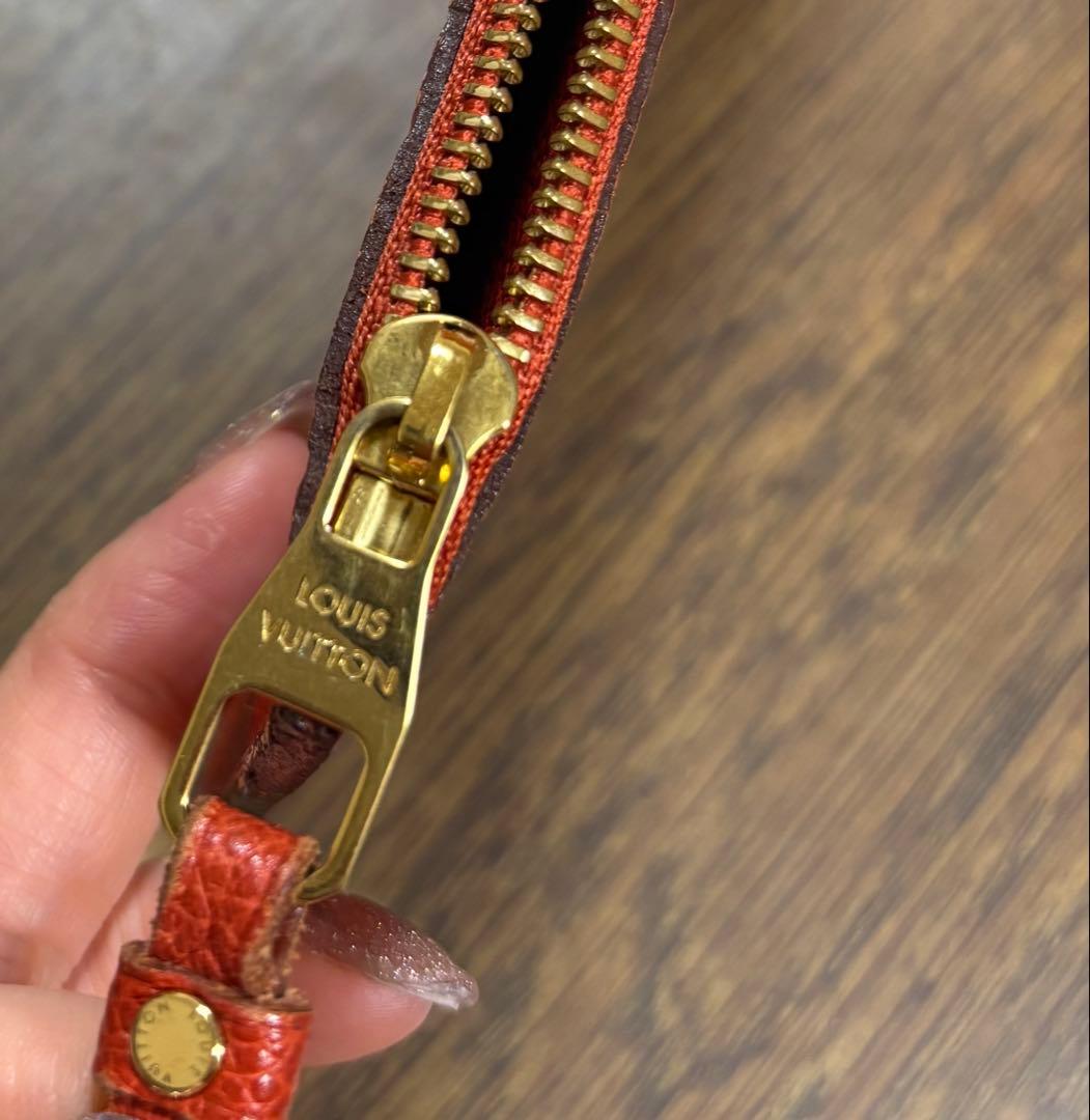 Louis Vuitton オレンジ　ルイヴィトン モノグラム 長財布
