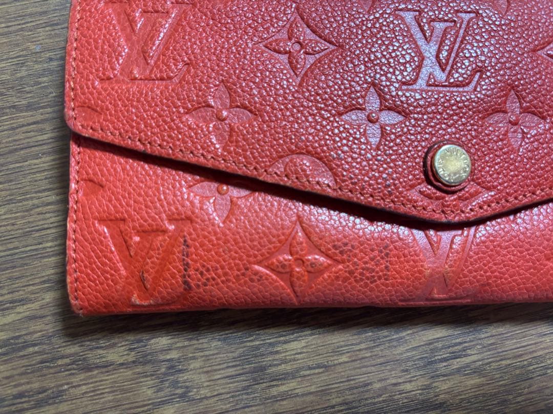 Louis Vuitton オレンジ　ルイヴィトン モノグラム 長財布