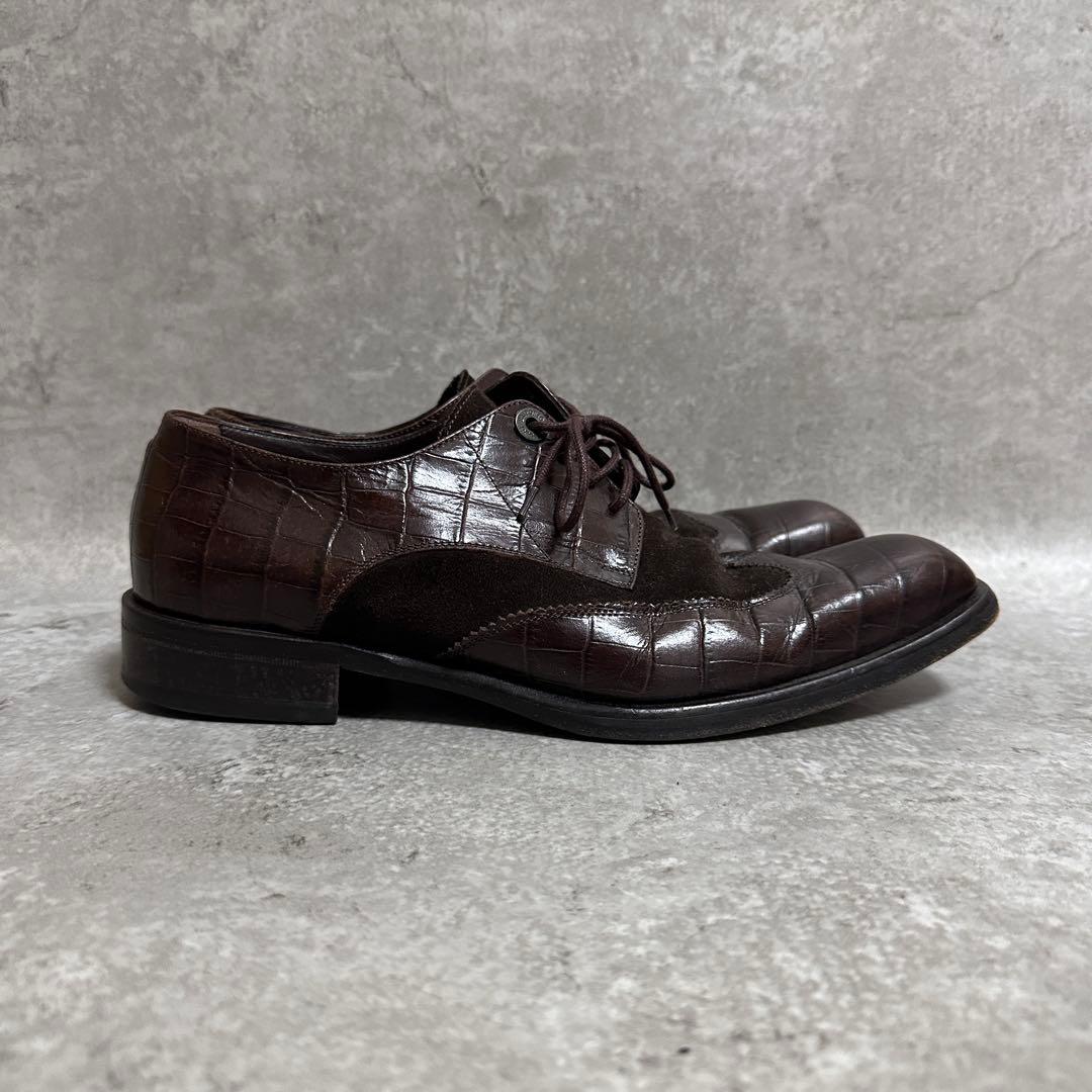 靴 00s EMPORIO ARMANI leather dress shoes