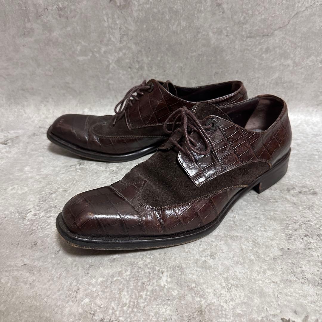 靴 00s EMPORIO ARMANI leather dress shoes