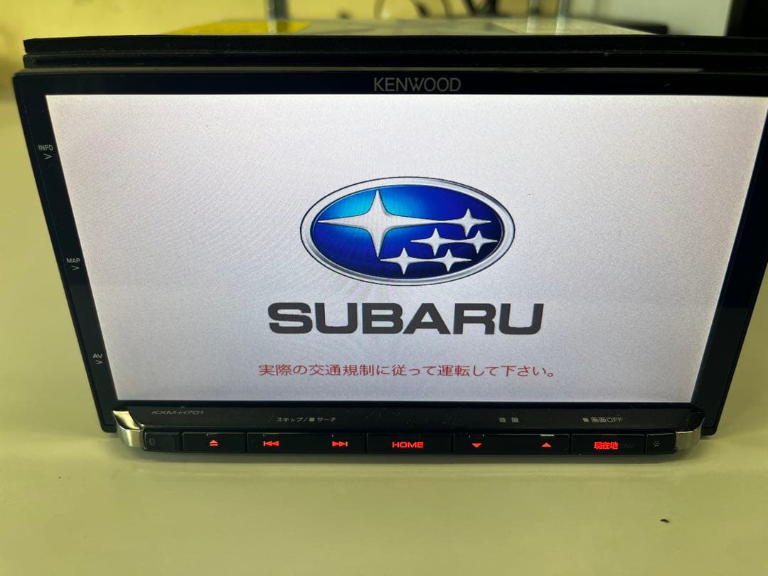 スバルオプションKENWOOD KXMH701F カーナビ GPSナビゲーション