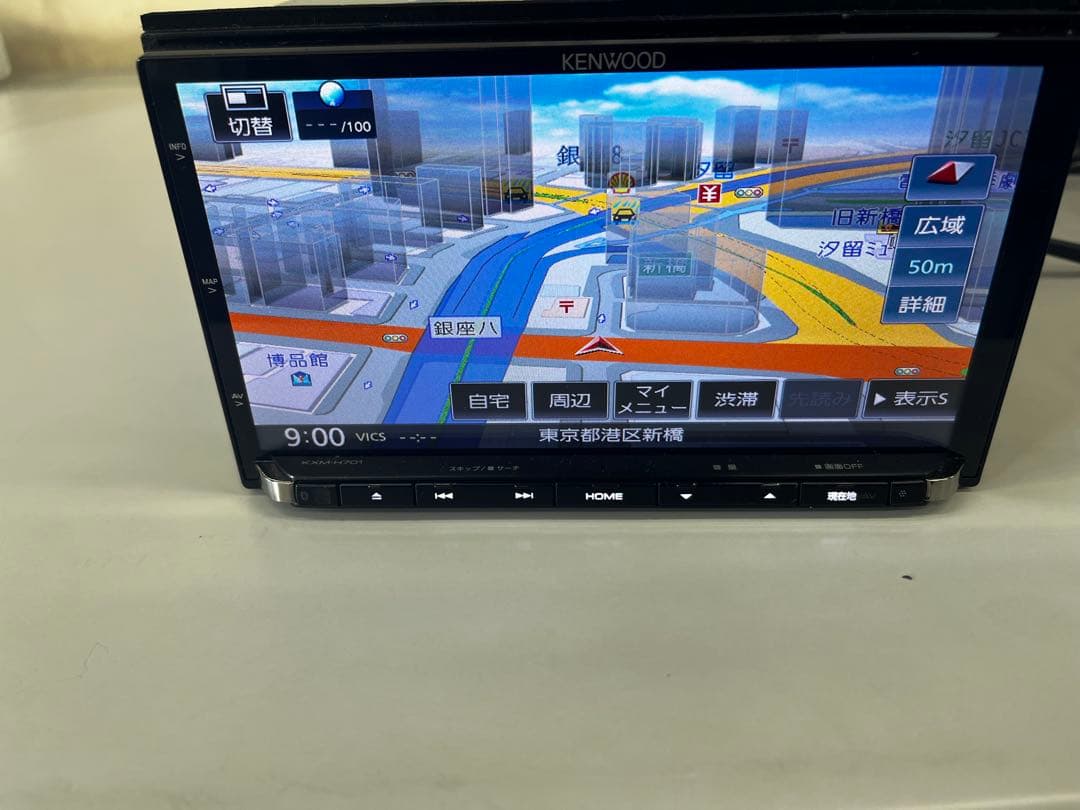 スバルオプションKENWOOD KXMH701F カーナビ GPSナビゲーション