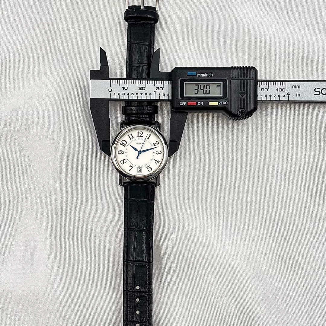 稼働品 COACH コーチ 腕時計 メンズ クォーツ シルバー y2k 0029