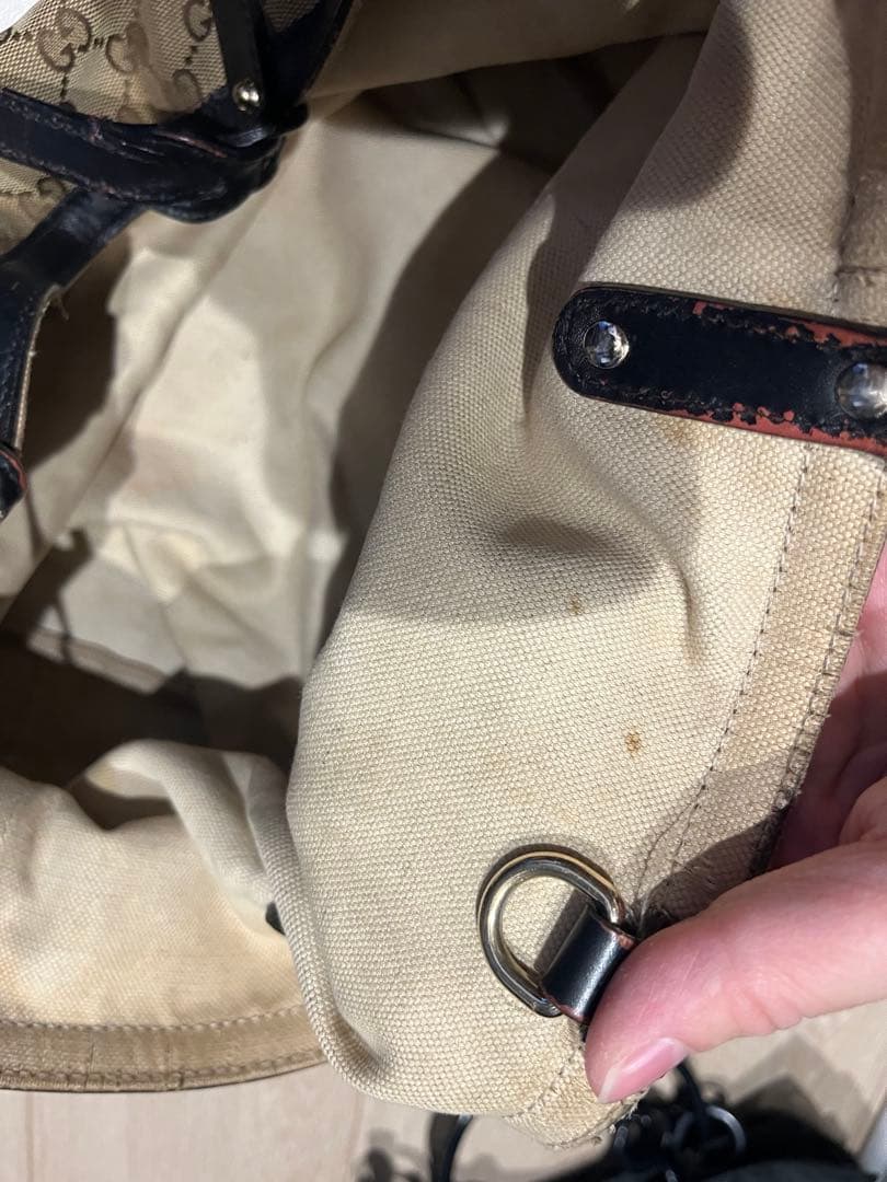 Gucci トートバッグ ベージュ/ブラウン