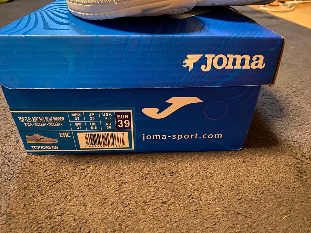 Joma TOP-FLEX フットサルシューズ ライトブルー