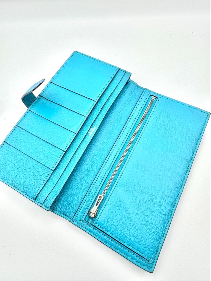 HERMES エルメス ベアンスフレ シェーブル SV金具 マチ付き 希少カラー