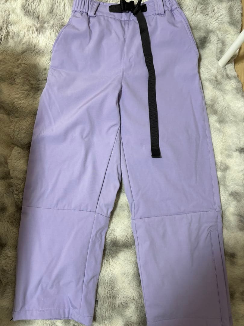 スノーボードウェア 紫 パープル 上下 セットアップ 韓国