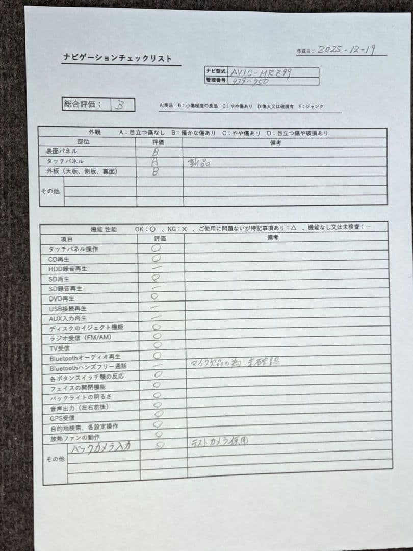 タッチ新品◆カロッツェリア MRZ99 BT対応・DVD・地デジTV ◆動作良好