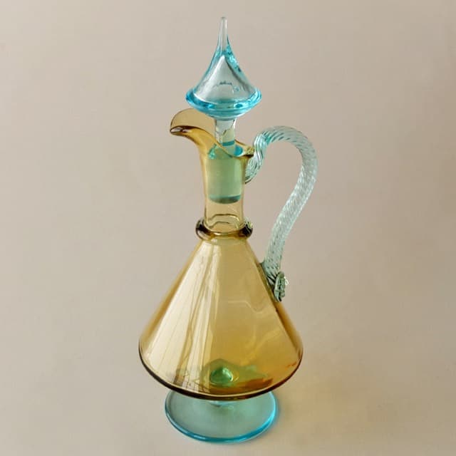 アンティーク フランス製 リキュール アペリティフ デキャンタ ペア