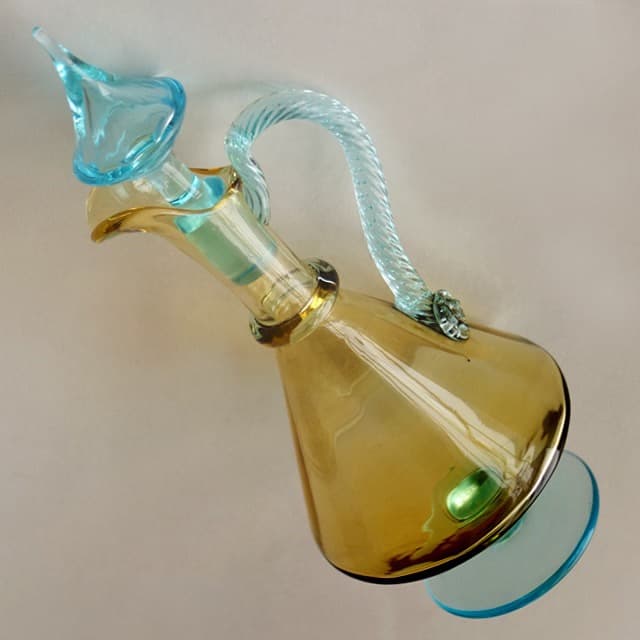 アンティーク フランス製 リキュール アペリティフ デキャンタ ペア