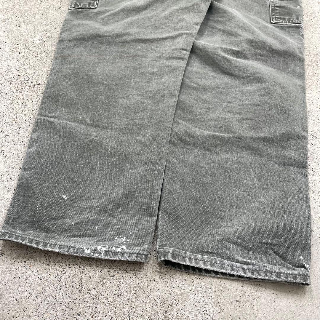 00s USA製 Carhartt ダック生地 ダブルニー カーペンターパンツ
