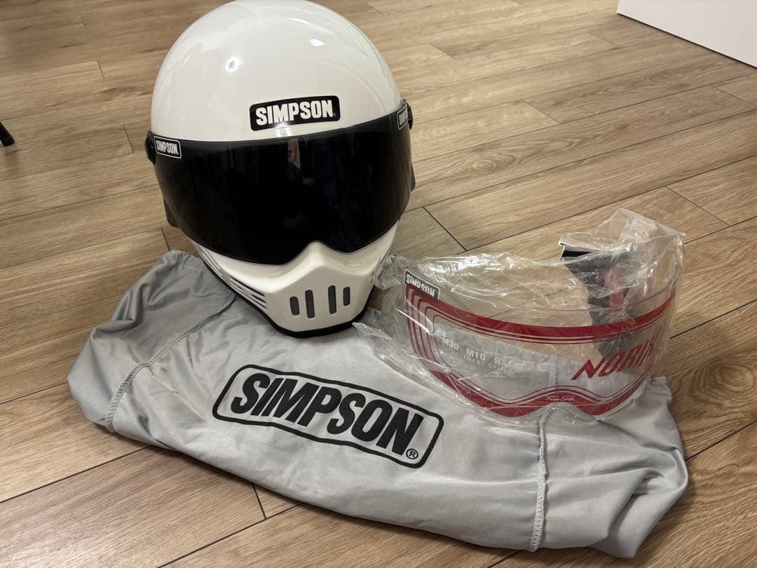 美品 2024年製造 SIMPSON【M30 2型 59cm】フルフェイス